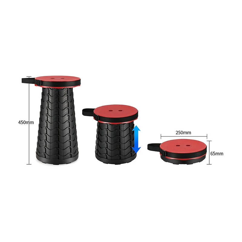 Ghế Gấp Gọn Di Động Bằng Nhựa - Màu Đỏ - Locknlock - LHI519RED, , large image number null